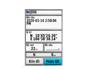 Hướng dẫn cài đặt Tọa độ điểm Waypoint